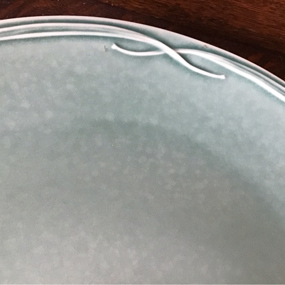 Vintage Pfaltzgraff Water’s Edge Seafoam 16” Serving Platter - Picture 2 of 4